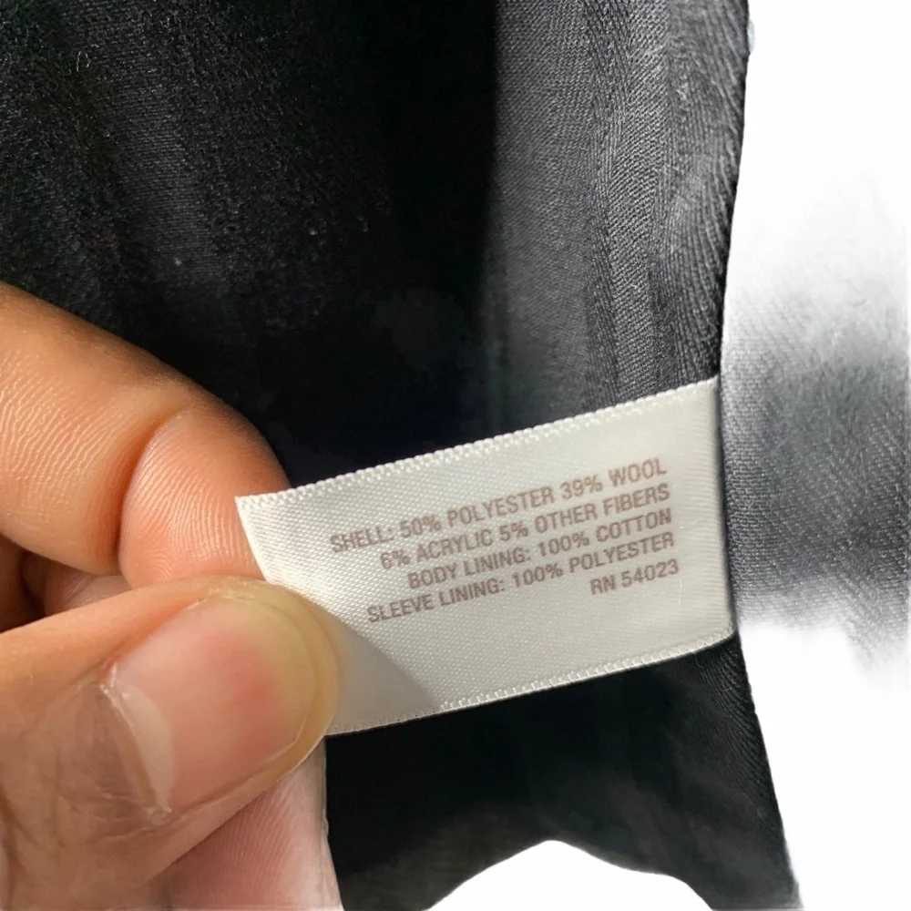 Old Navy Herringbone Gray Black Blazer Size Large